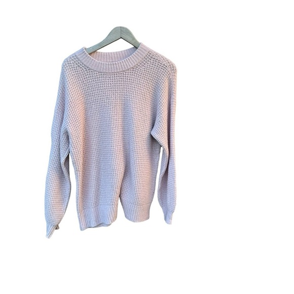 American Eagle Outfitters Sweaters - American Eagle women's oversized size small blush pink crew knit sweater
